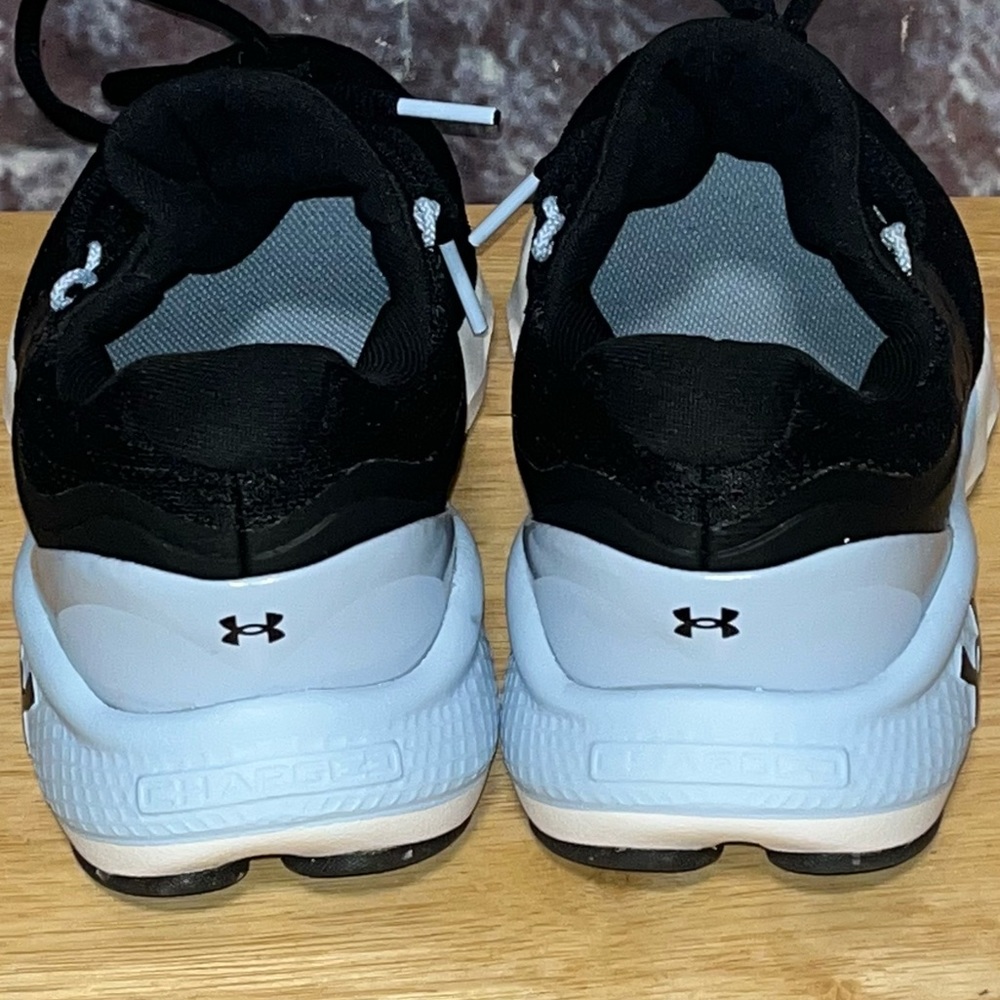 Under Armour Charged Vantage Black Isotope Blue Running Shoes Size 6.5-7 - Picture 6 of 9